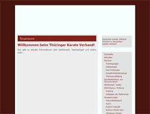 Tablet Screenshot of karate-tkv.de